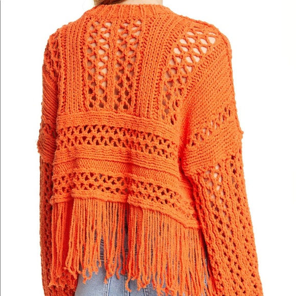 Free People Higher Love Crochet Sweater small - Picture 2 of 6